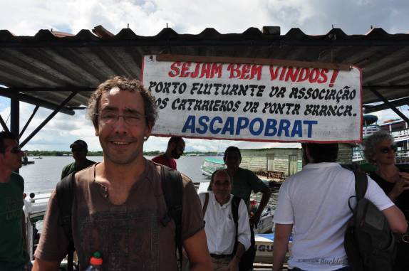 Em Tefé, pronto para seguir para a Reserva de Mamirauá, no Amazonas